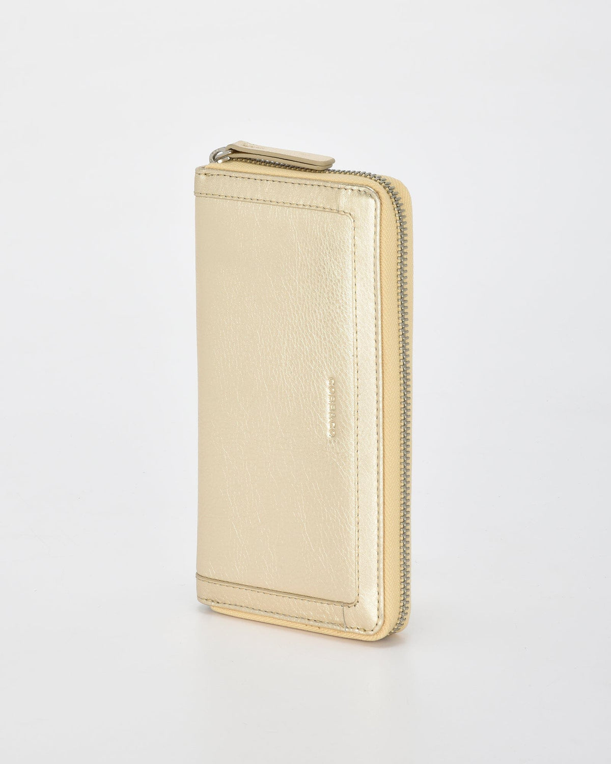 Portia Metallic Ladies Wallet - Gold