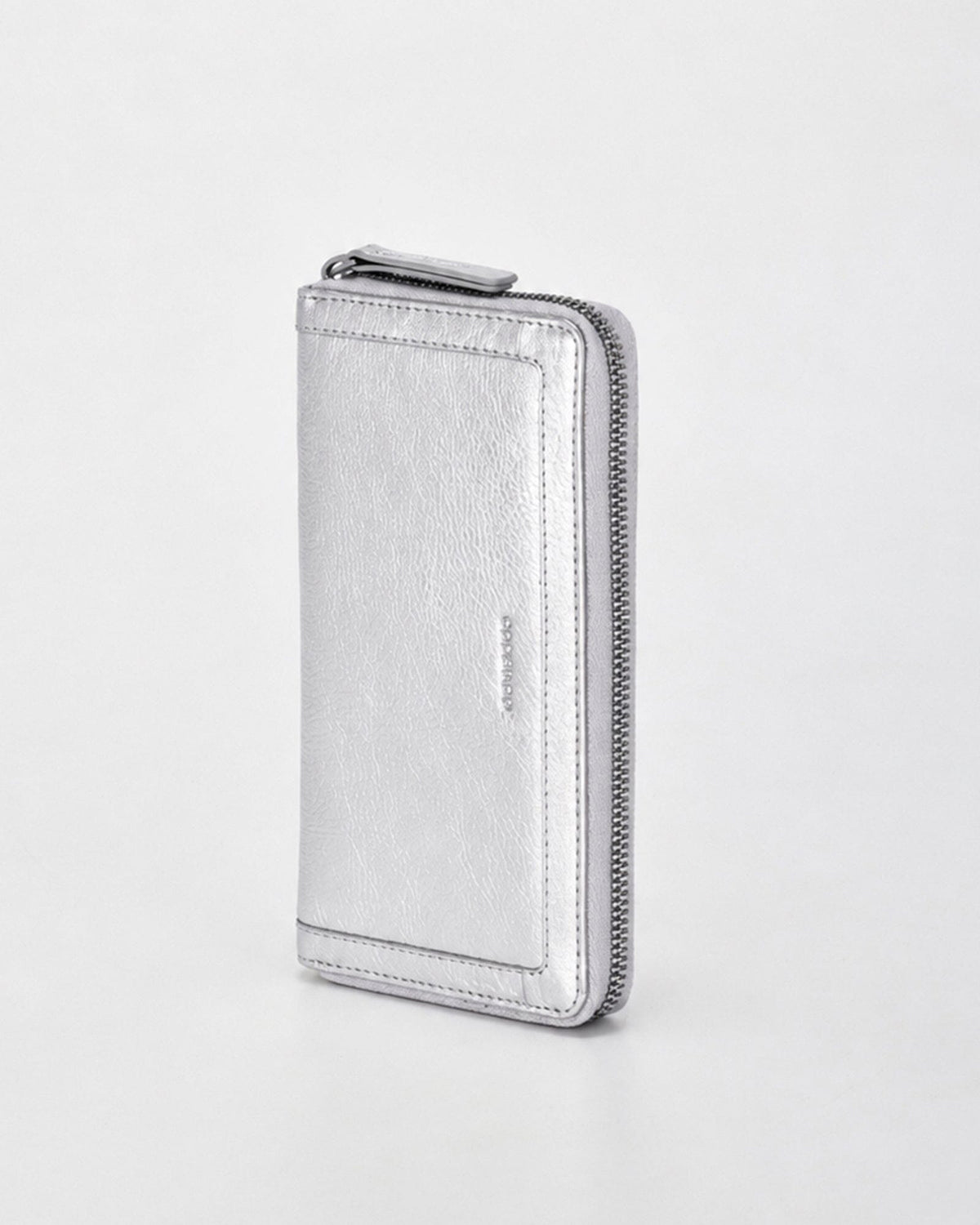 Portia Metallic Ladies Wallet - Silver
