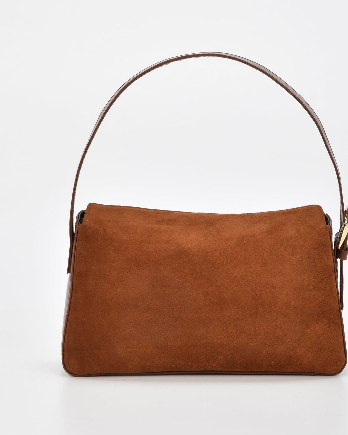 Portsea Suede & Leather Shoulder Bag - Tan