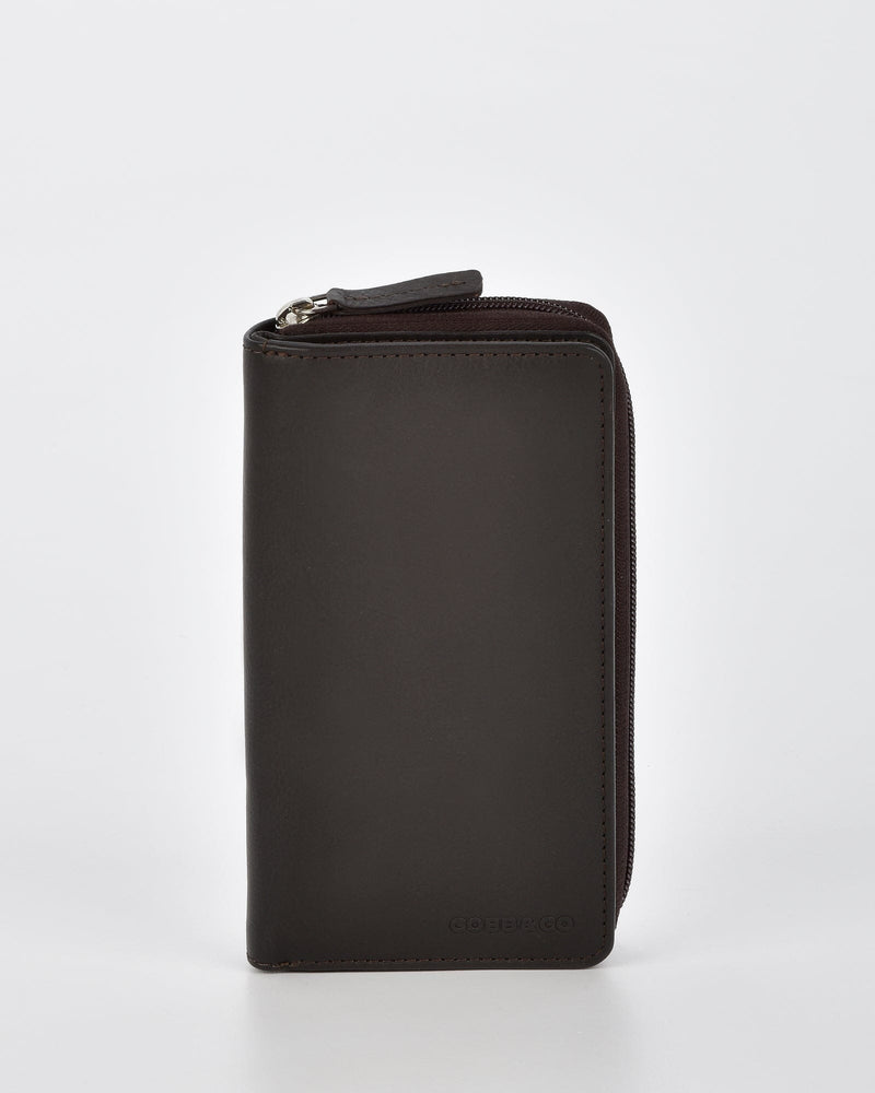 Purcell RFID Safe Zip Around Leather Wallet