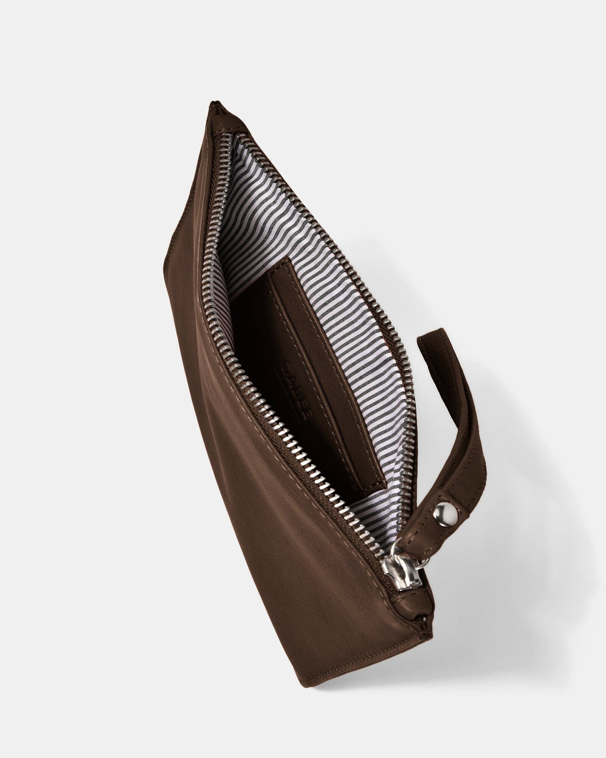 Queens Leather Pouch - Chocolate