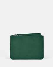 Queens Leather Pouch - Forest