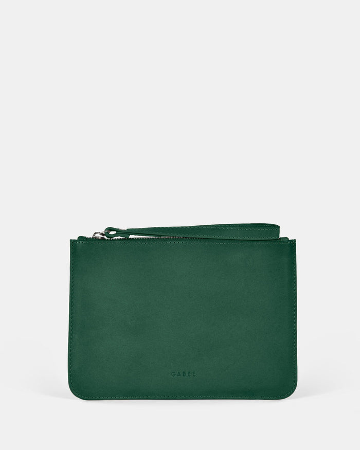 Queens Leather Pouch - Forest
