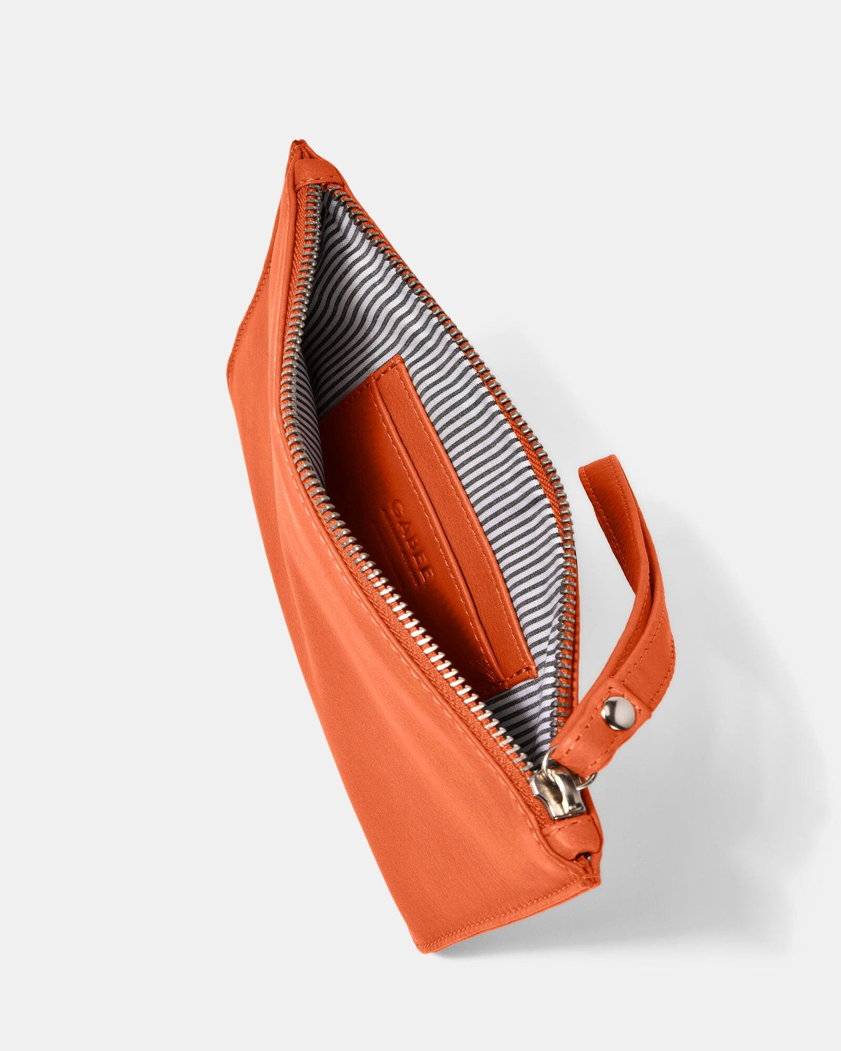 Queens Leather Pouch - Orange