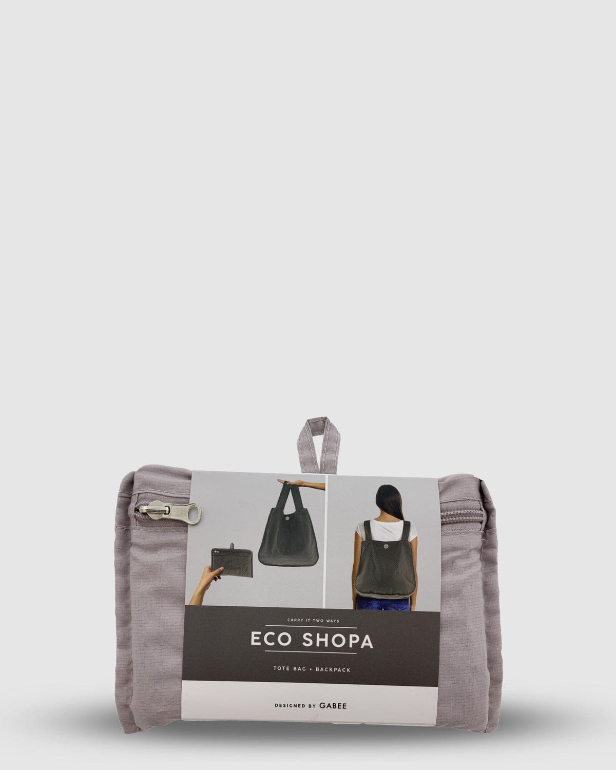 Recycled Polyester ECOSHOPA Convertible Bag & Backpack - 3 PACK (Black, Navy, Grey)