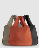 Taupe, Orange, Black