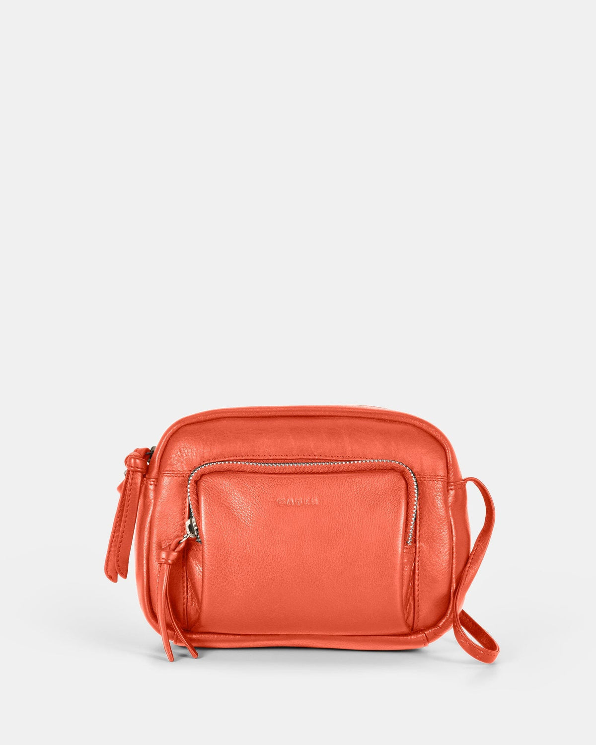 Regan Soft Leather Crossbody - Coral