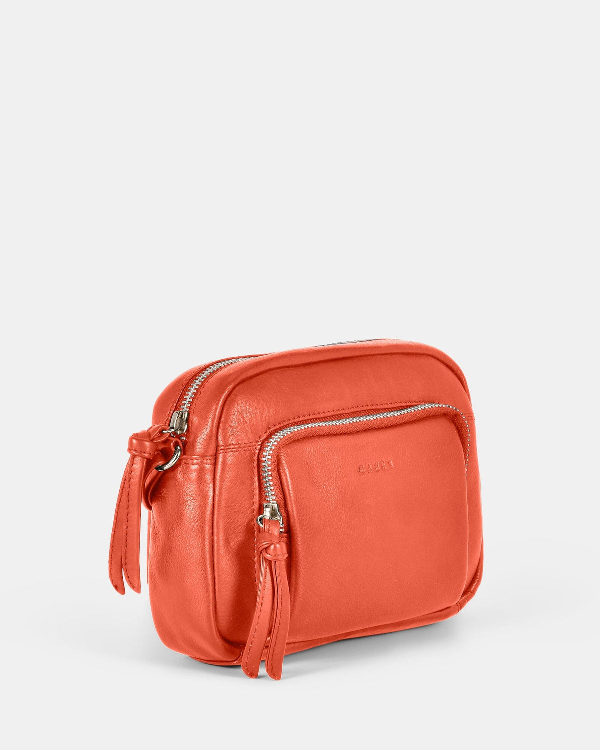 Regan Soft Leather Crossbody - Coral