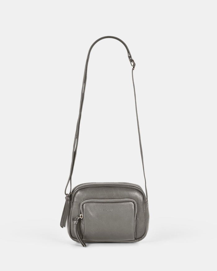 Regan Soft Leather Crossbody - Denim