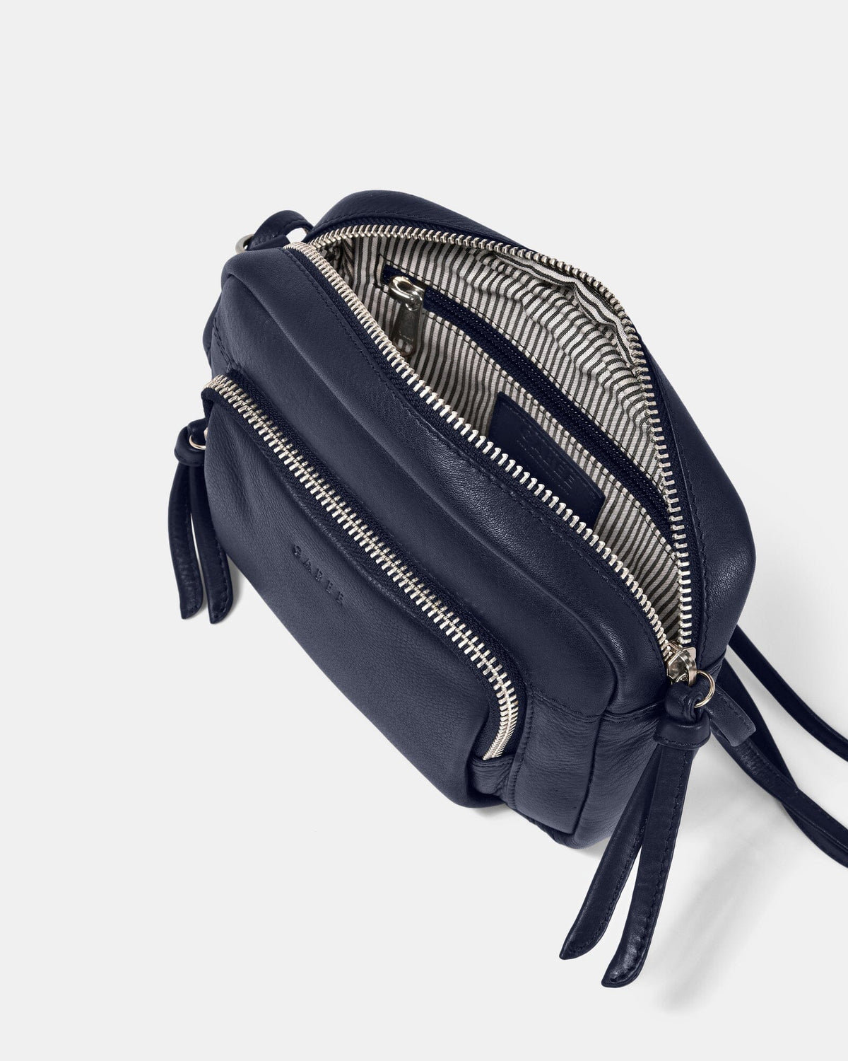 Regan Soft Leather Crossbody - Navy