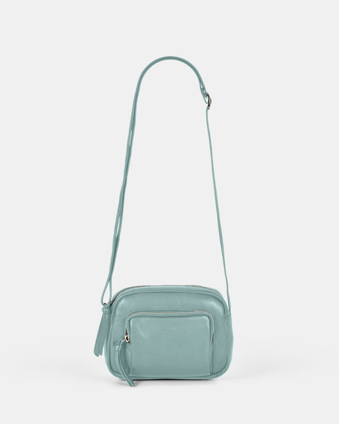 Regan Soft Leather Crossbody - Ocean