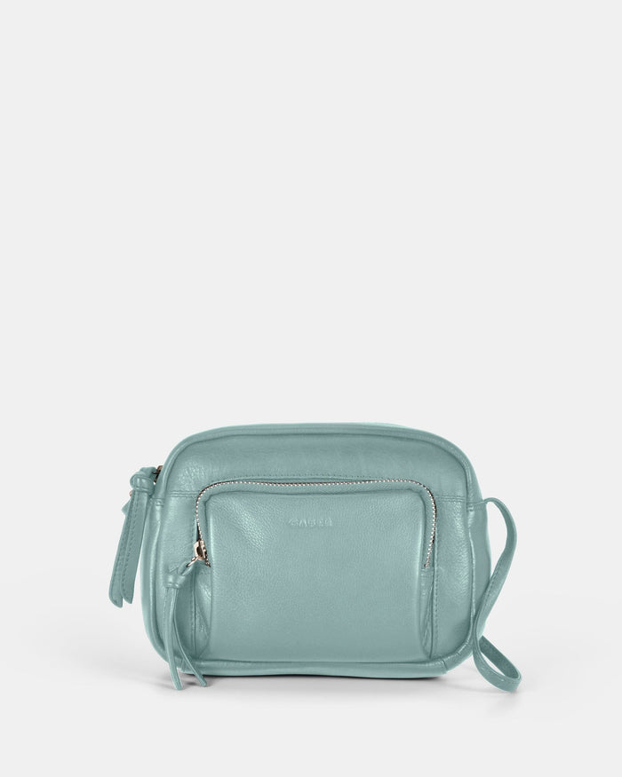 Regan Soft Leather Crossbody - Ocean