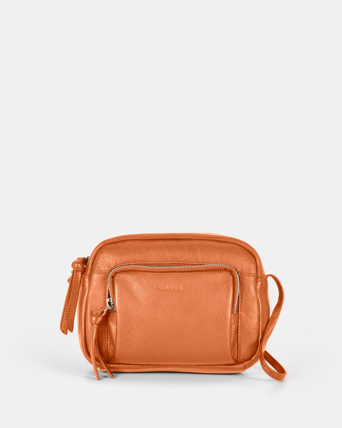 Regan Soft Leather Crossbody - Tan