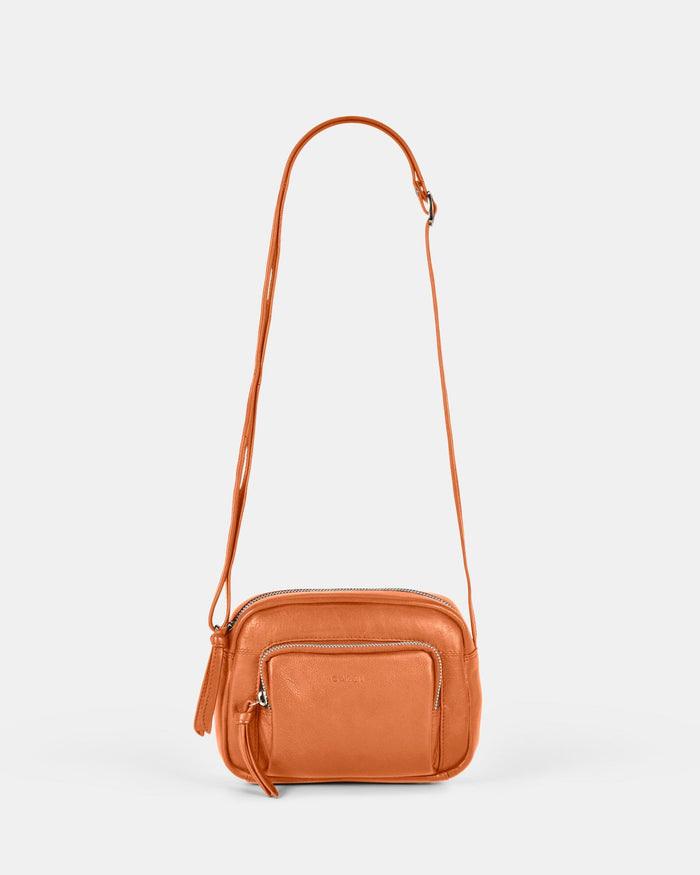 Regan Soft Leather Crossbody - Tan