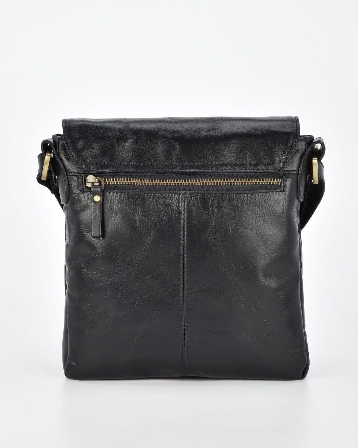 Richmond JR. RFID Leather Satchel - Black