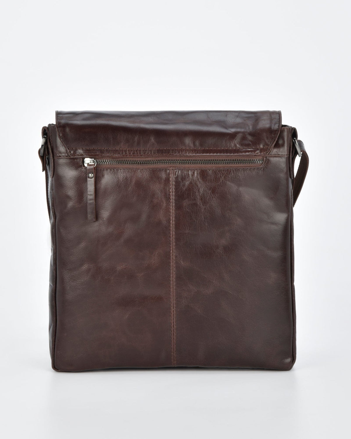 Richmond RIFD Leather Satchel (Large) - Chocolate
