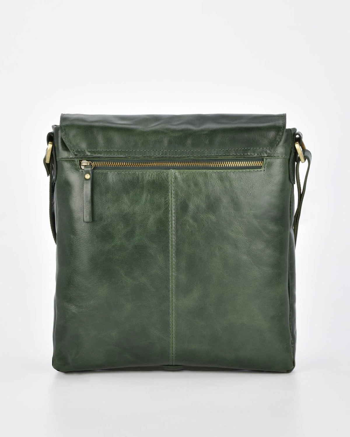 Richmond RIFD Leather Satchel (Large) - Olive