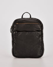 Rocklea Leather Backpack - Black
