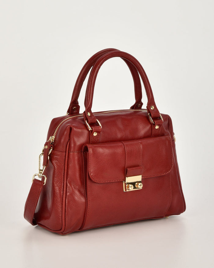 Rosehill Classic Leather Shoulder Bag