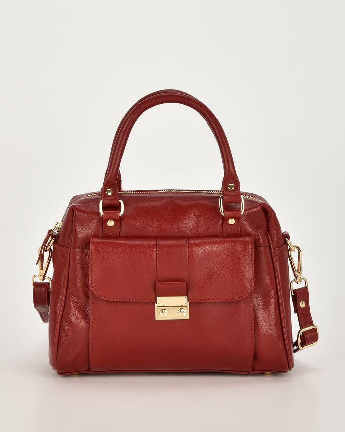 Rosehill Classic Leather Shoulder Bag