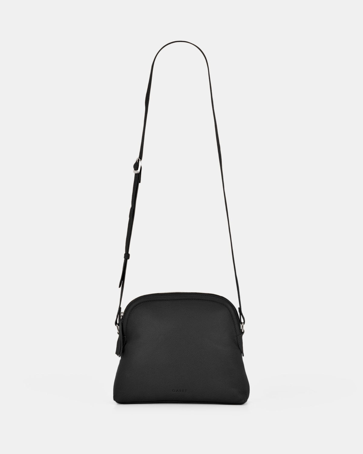 Sabine Leather Crossbody Bag - Black