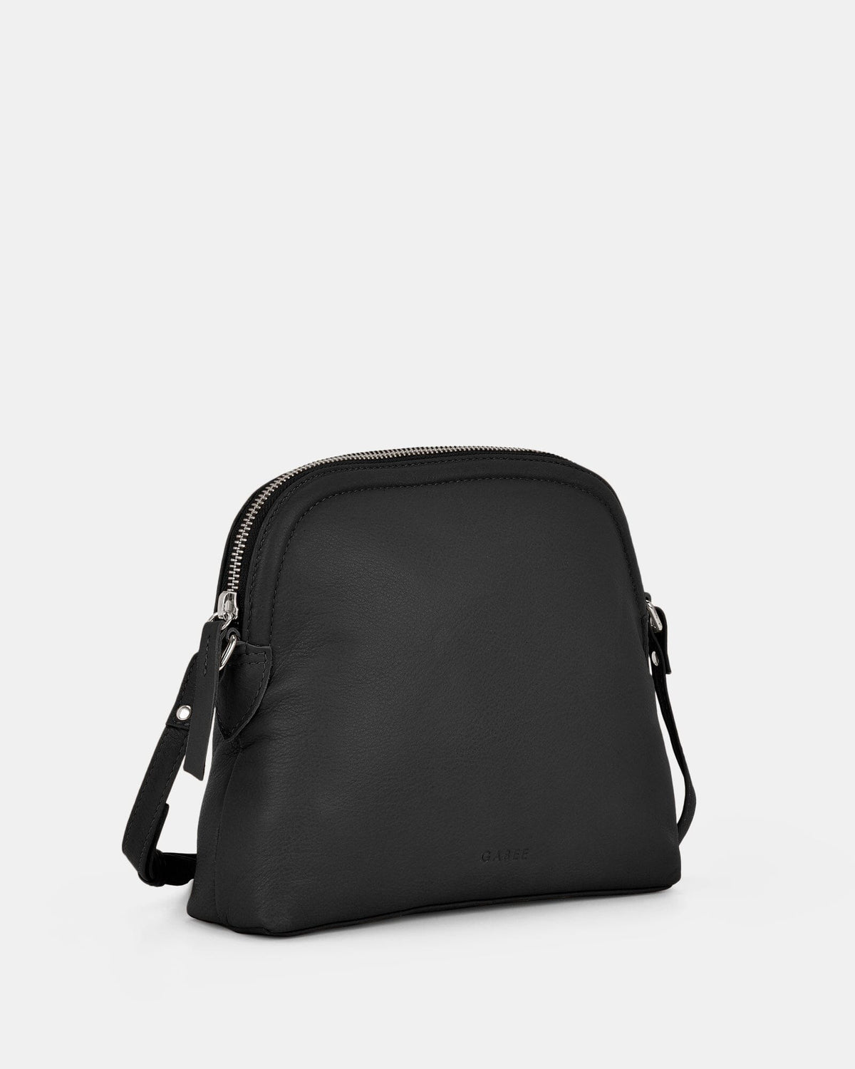 Sabine Leather Crossbody Bag - Black