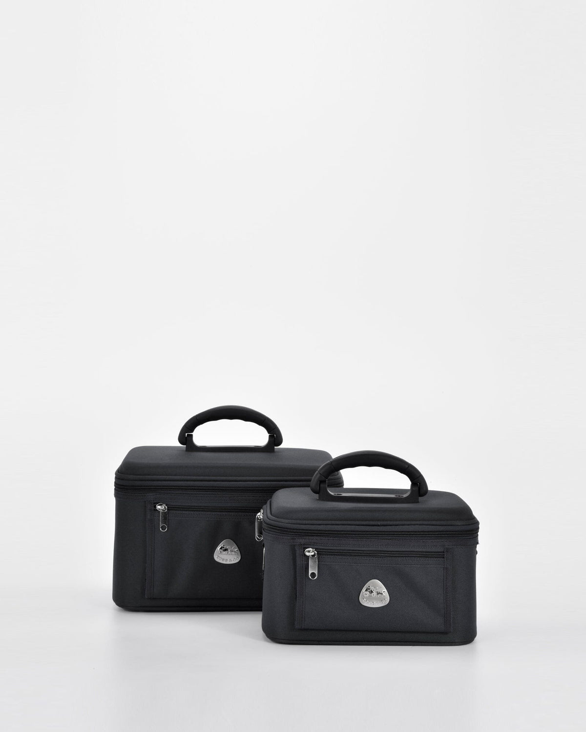 Serengeti Beauty Case Set Of 2 - Black