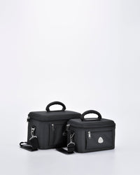 Serengeti Beauty Case Set Of 2 - Black