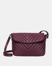 Siena Leather Crossbody - Mulberry