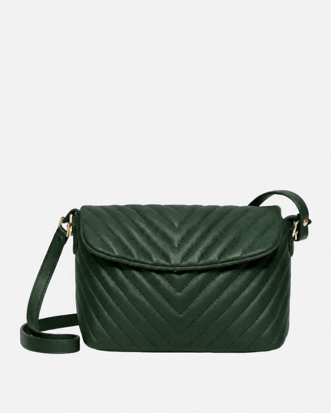 Siena Leather Crossbody - Forest