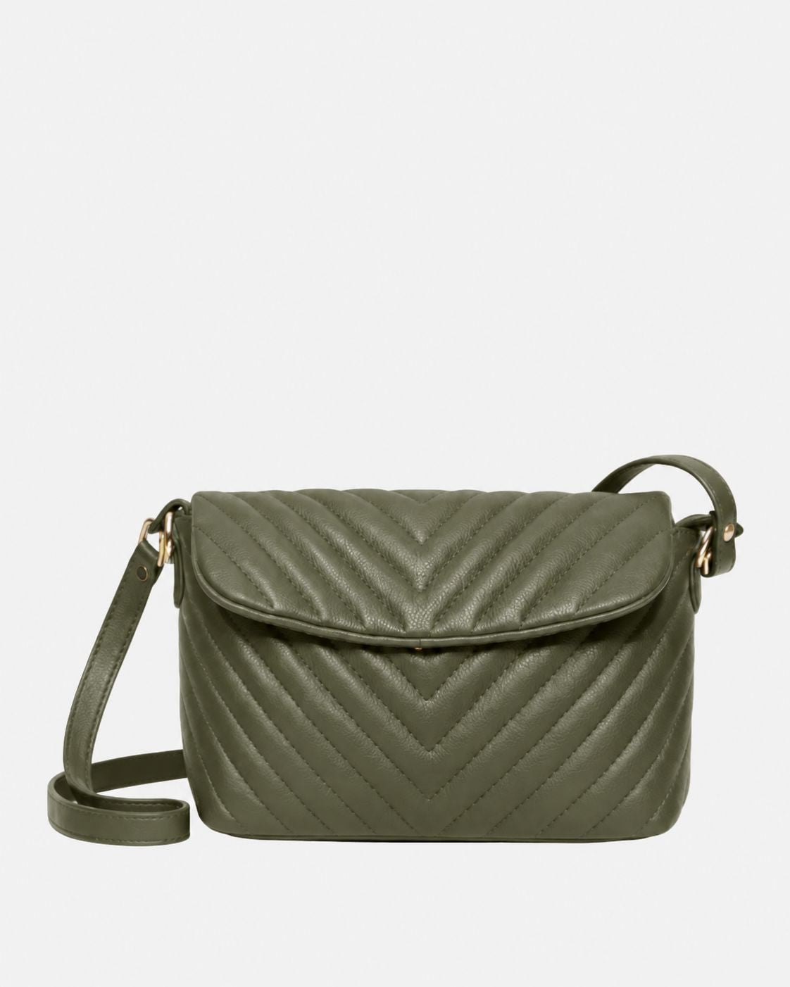 Siena Leather Crossbody - Olive