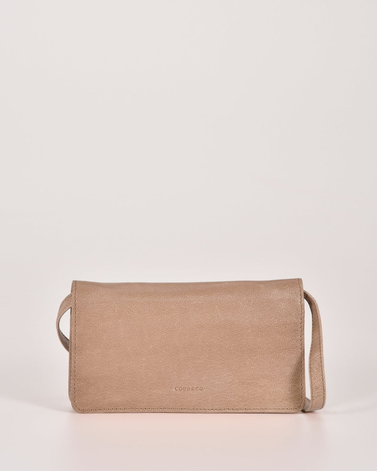 Stirling Leather Smart-Phone Wallet Crossbody - Blush