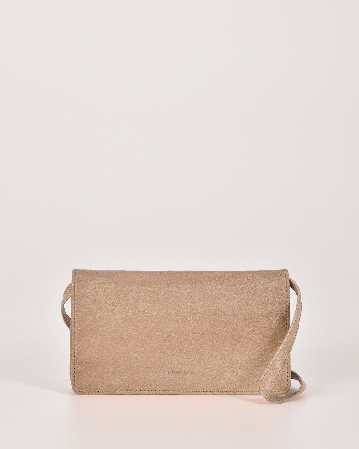 Stirling Leather Smart-Phone Wallet Crossbody - Blush