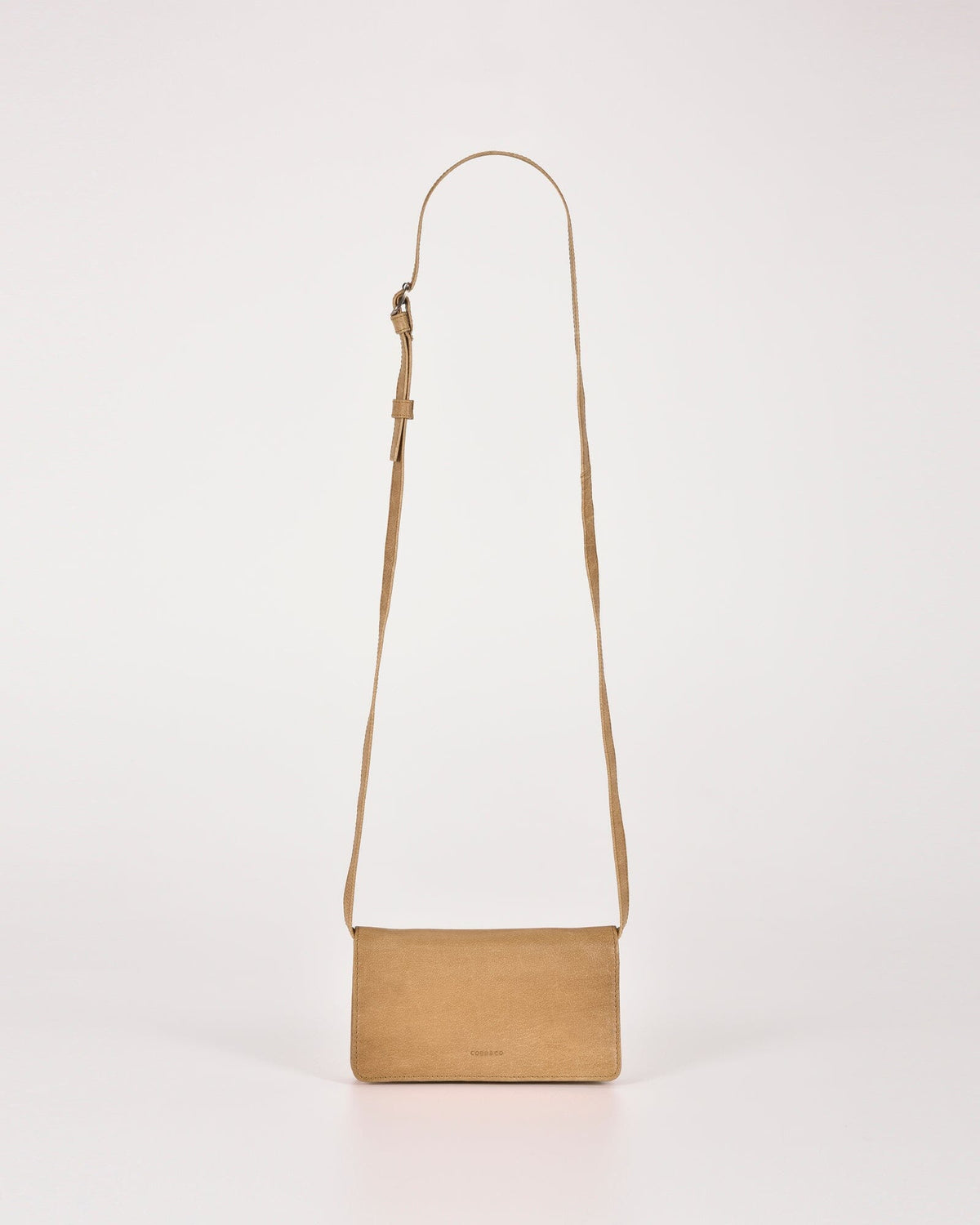 Stirling Leather Smart-Phone Wallet Crossbody - Camel