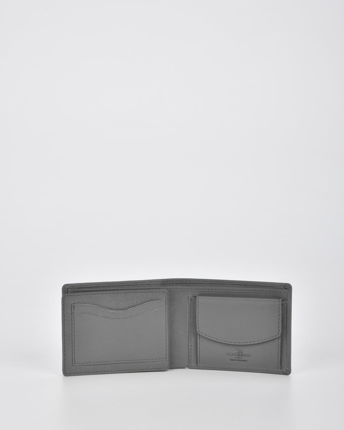 Stynes Leather Fold Out with Coin Pouch RFID Wallet