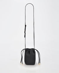 Susie Soft Leather Drawsting Crossbody