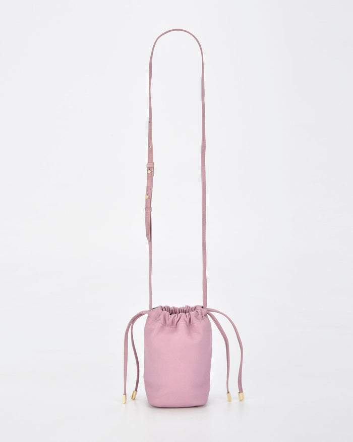 Susie Soft Leather Drawsting Crossbody