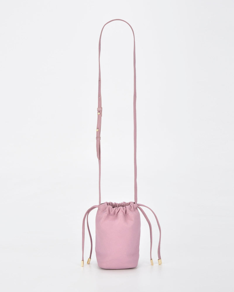 Susie Soft Leather Drawsting Crossbody