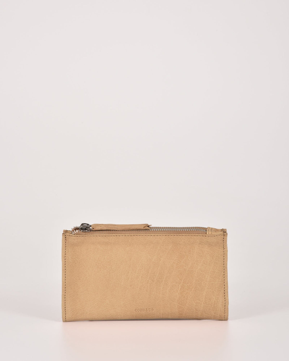 Taree Soft Leather Pouch Wallet - Camel