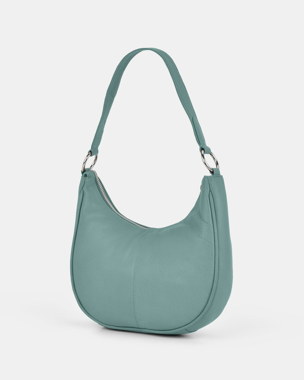 Tessa Leather Shoulder Bag - Ocean