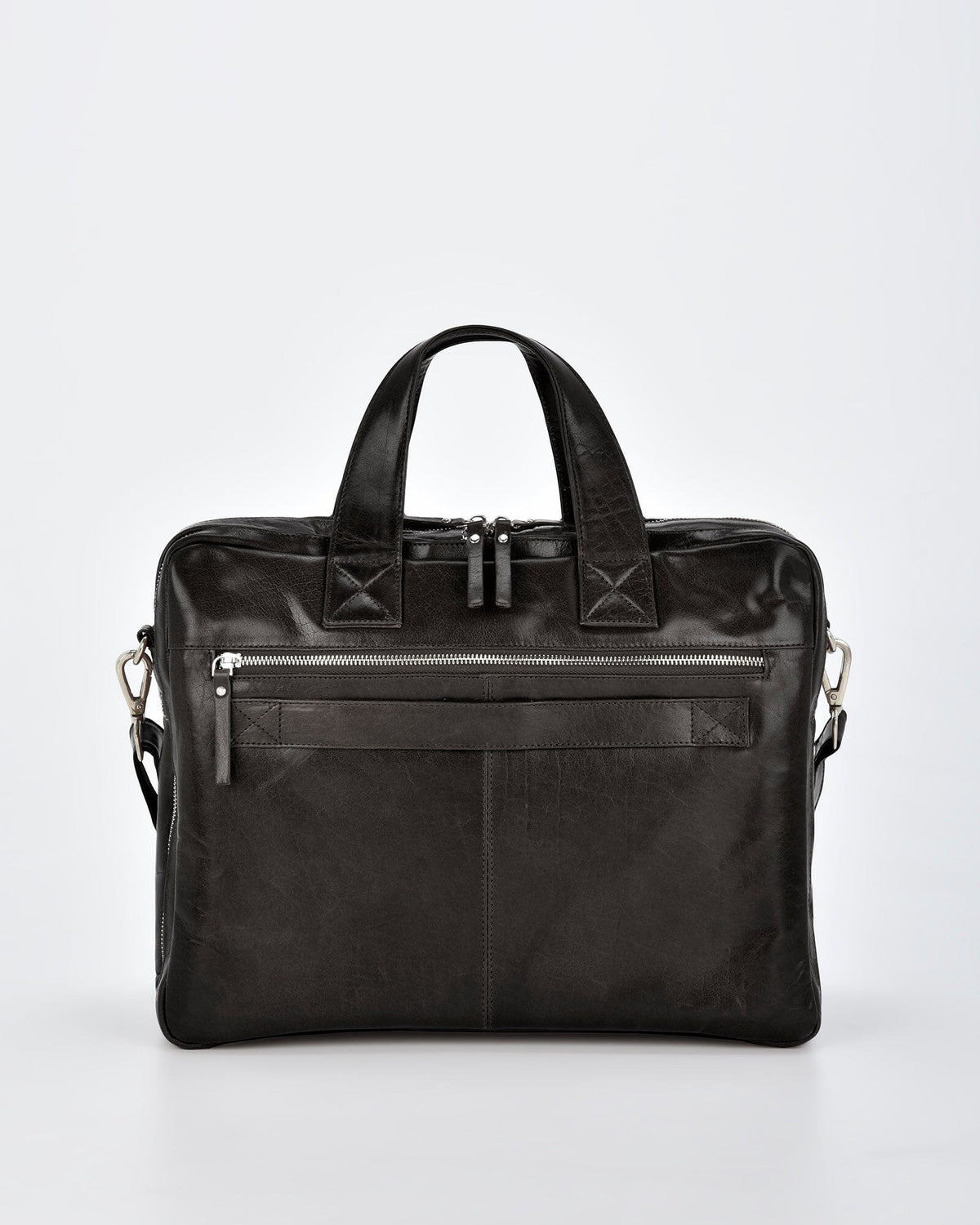 Trademark Leather Laptop Business Bag - Black