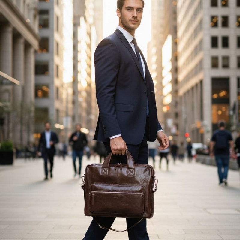 Trademark Leather Laptop / Business Bag