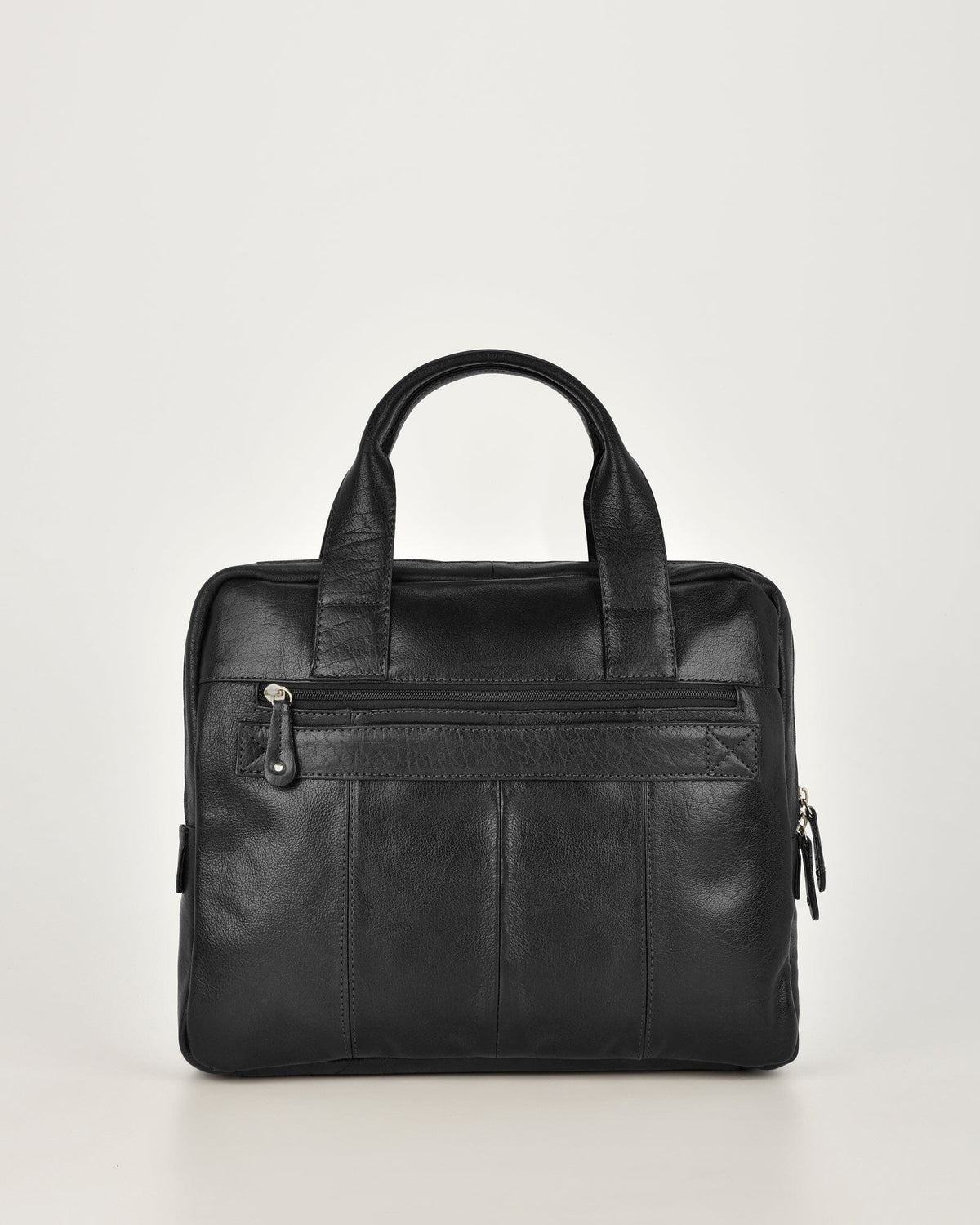 Turner Leather Briefcase - Black