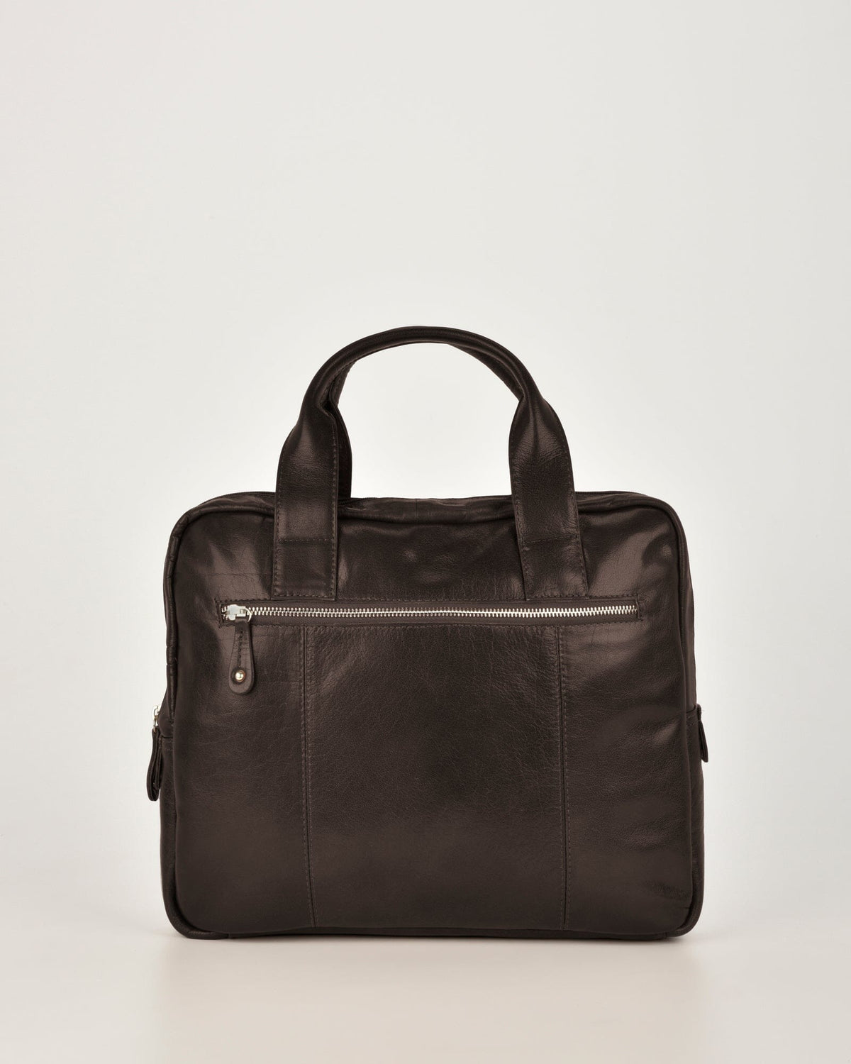 Turner Leather Briefcase - Chocolate