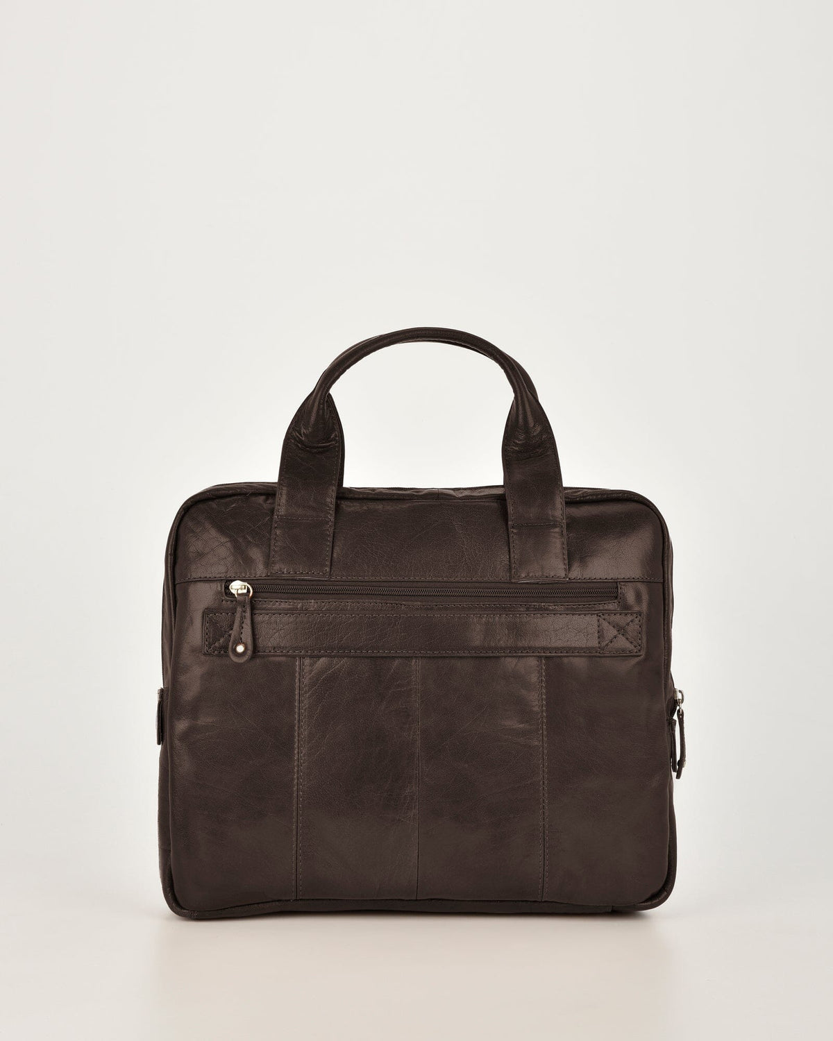 Turner Leather Briefcase - Chocolate