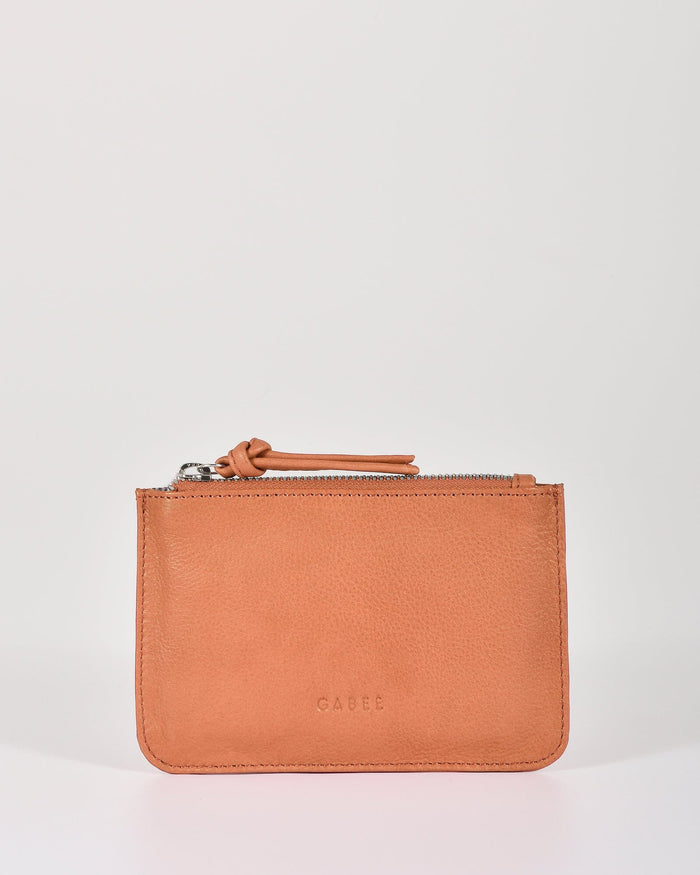 Village Leather Pouch - Apricot
