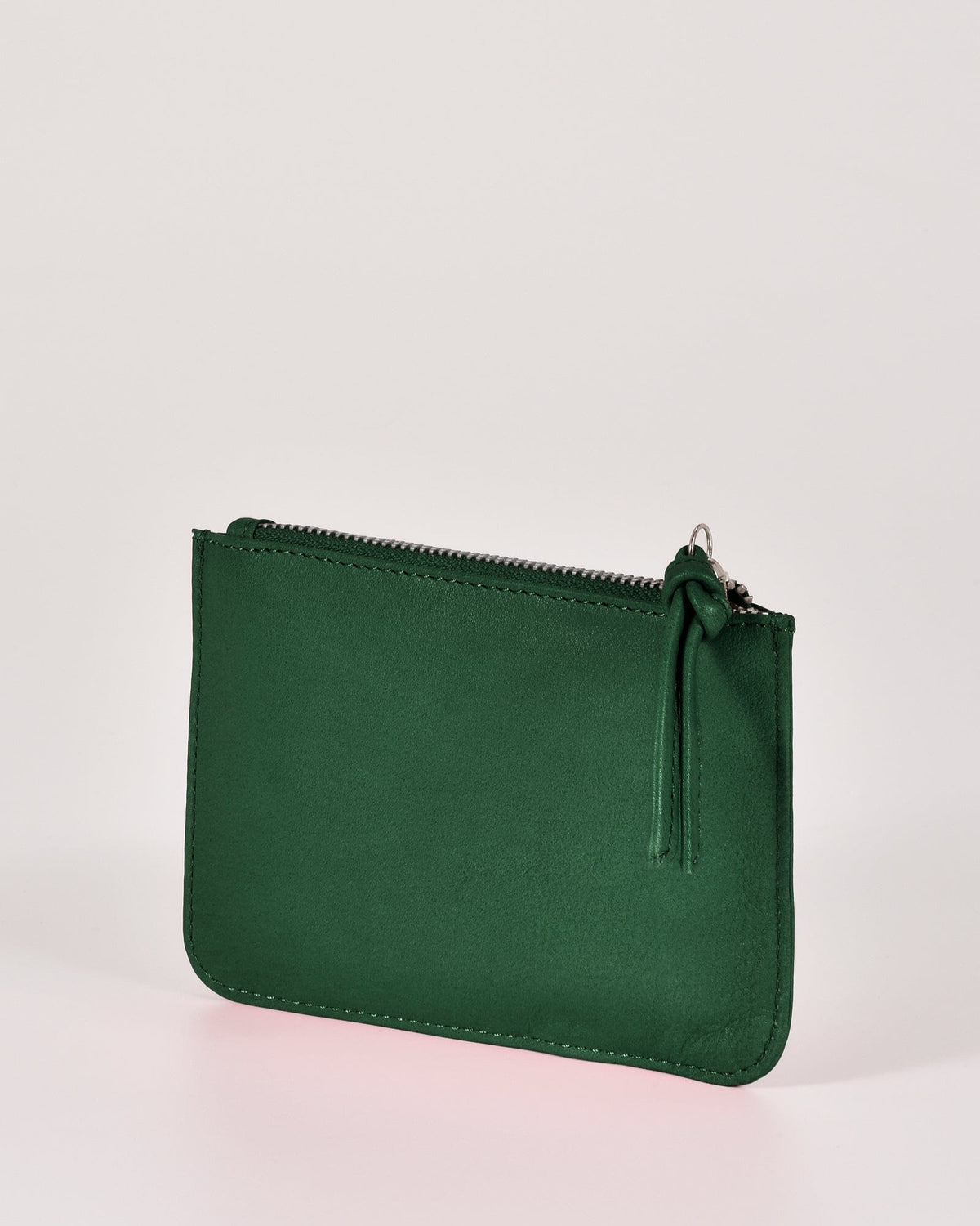 Village Leather Pouch - Forest