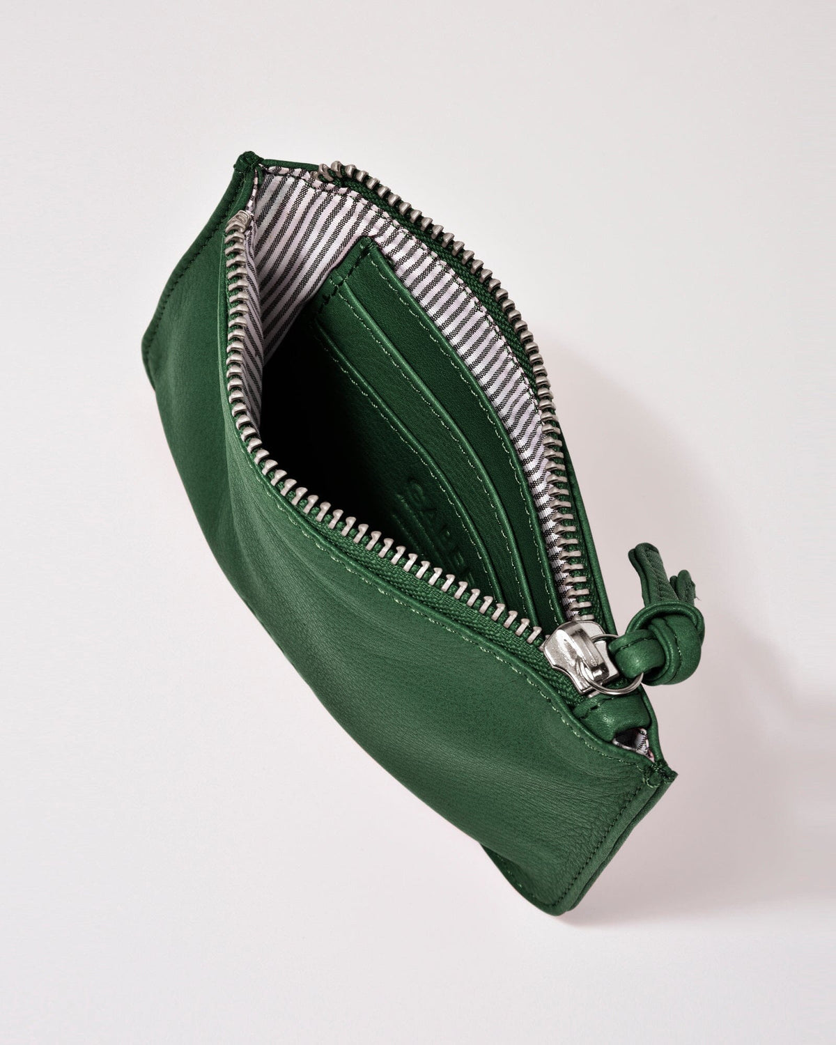 Village Leather Pouch - Forest