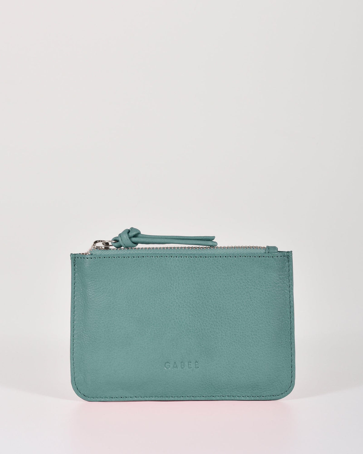 Village Leather Pouch - Ocean