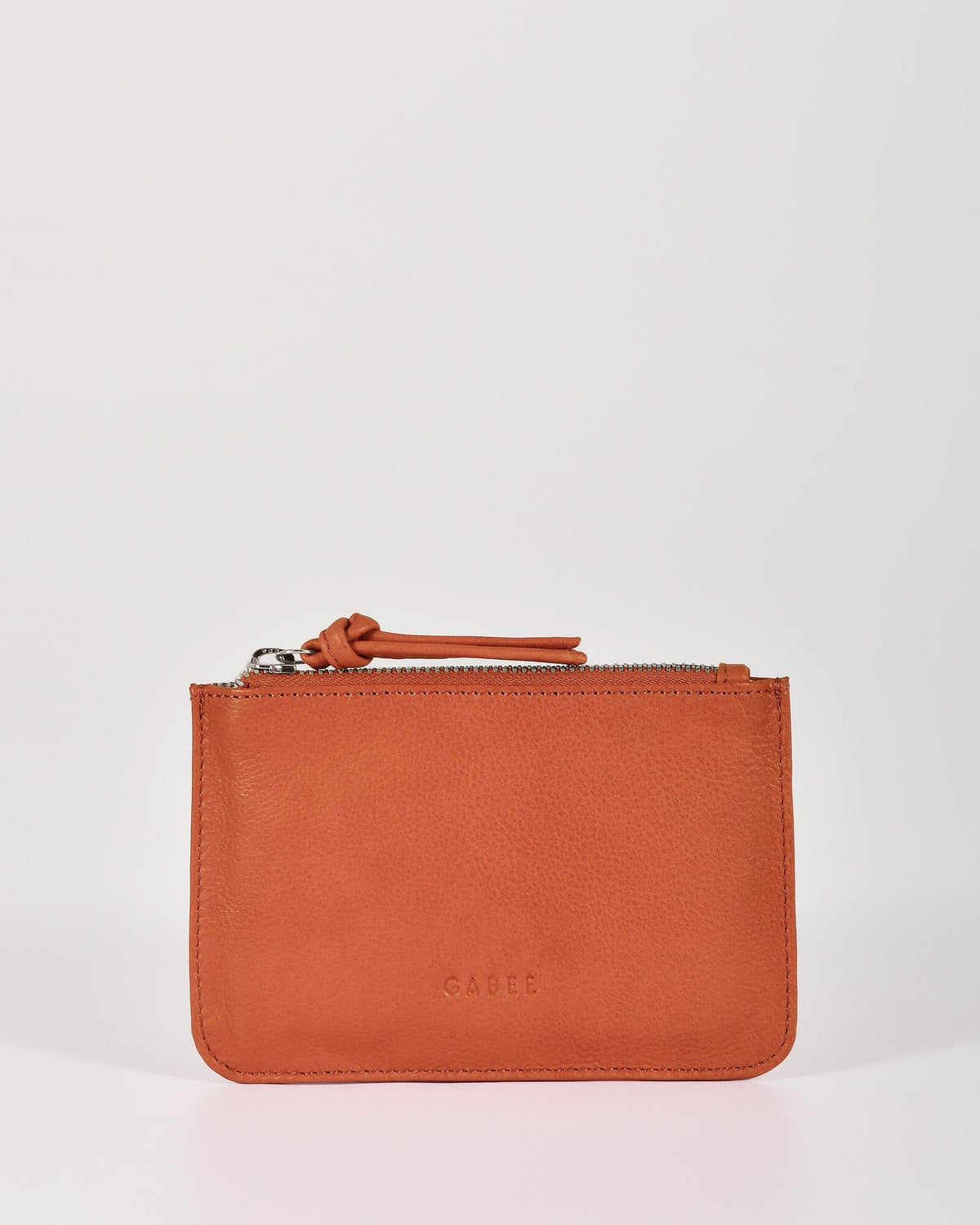 Village Leather Pouch - Orange